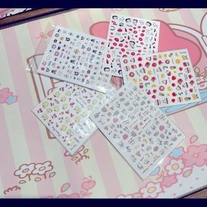 Sanrio stickers nails 5pcs